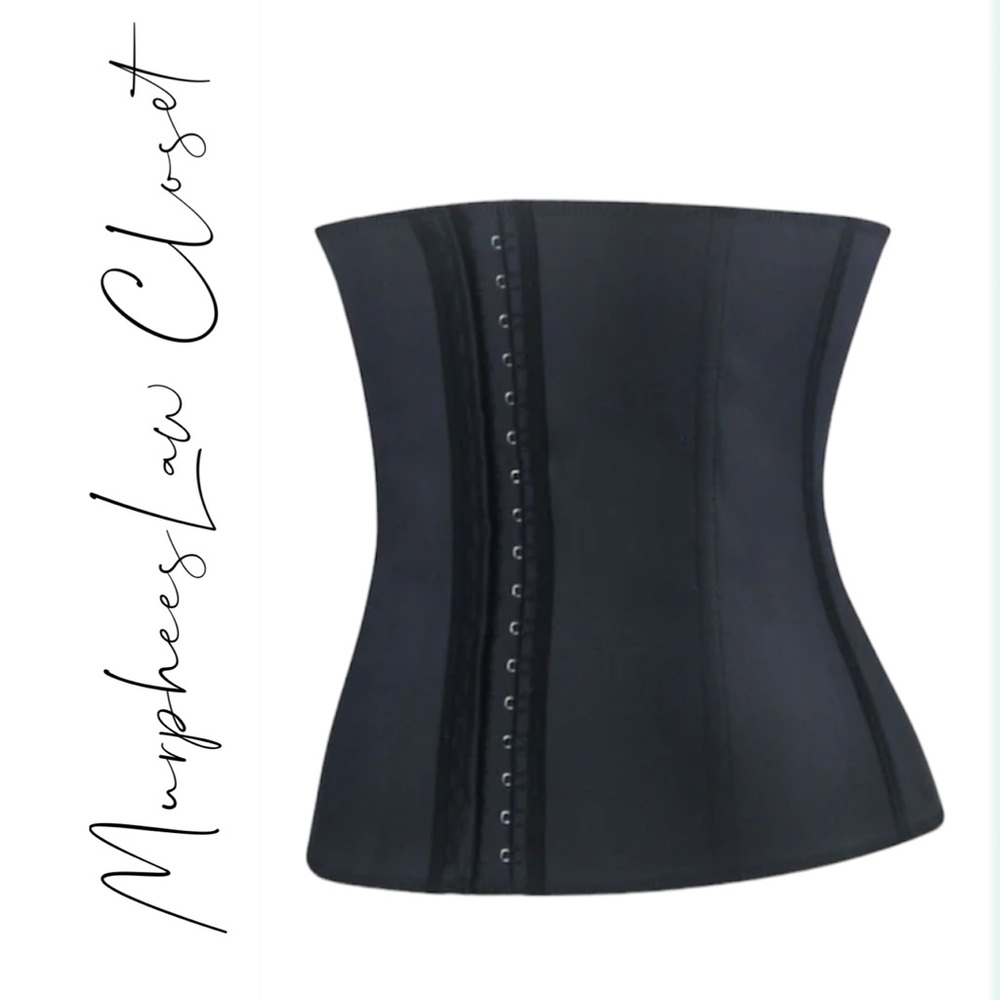 WAIST SHAPERZ | Black Corset Waist Trainer | M